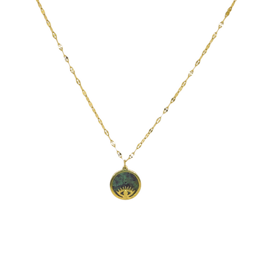 Emerald Gaze Necklace