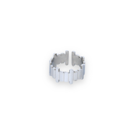 Bricks Ring - Silver